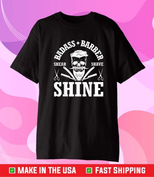 Barber share shave shine barber Classic T-Shirt