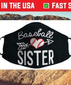 Baseball Sister Us 2021 Face Mask