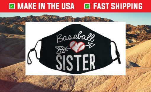 Baseball Sister Us 2021 Face Mask