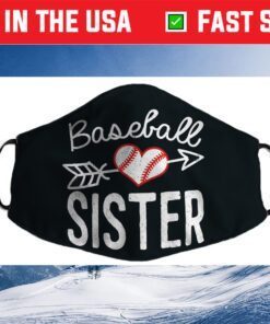 Baseball Sister Us 2021 Face Mask