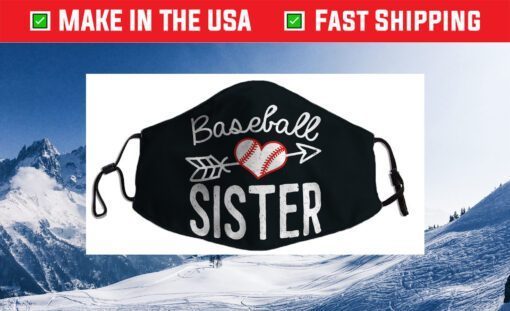 Baseball Sister Us 2021 Face Mask