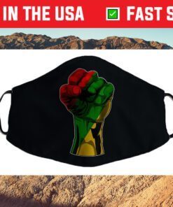 Black History Month Fist Us 2021 Face Mask