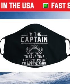 Captain Of The Boat Us 2021 Face Mask