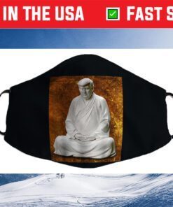 Chinese Trump Buddha statue Zen Cloth Face Mask