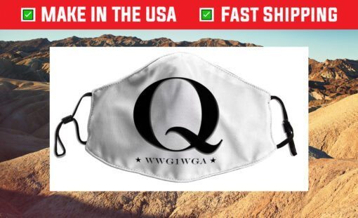Clothing QAnon WWG1WGA Q Anon Great Awakening MAGA USA Cloth Face Mask