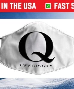 Clothing QAnon WWG1WGA Q Anon Great Awakening MAGA USA Cloth Face Mask