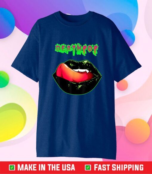 Deathpop Lips Colored Cloth T-Shirt