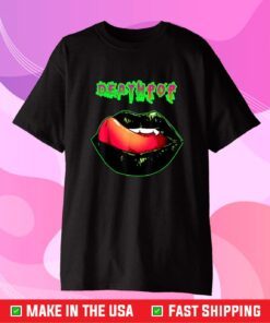 Deathpop Lips Colored Cloth T-Shirt