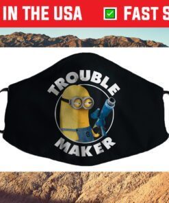 Despicable Me Minions Kevin Trouble Maker Graphic Cloth Face Mask