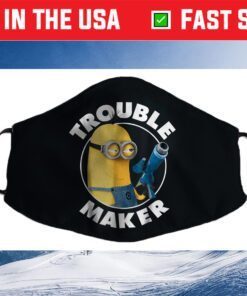 Despicable Me Minions Kevin Trouble Maker Graphic Cloth Face Mask