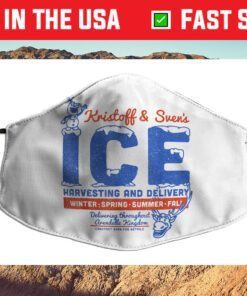 Disney Frozen Kristoff & Sven's Ice Harvesting And Delivery Cloth Face Mask