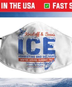 Disney Frozen Kristoff & Sven's Ice Harvesting And Delivery Cloth Face Mask