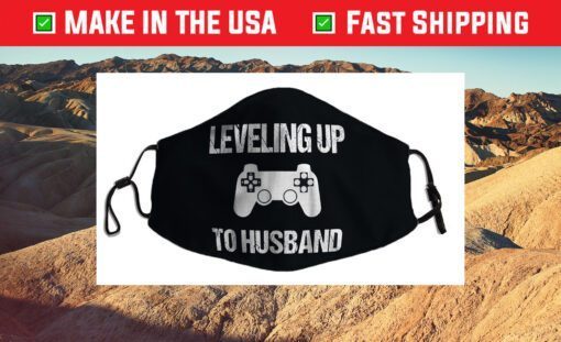 Engagement for Groom Video Game Lovers Cloth Face Mask