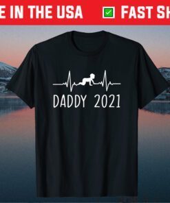 First Time Father New Dad Expecting Daddy 2021 Classic T-Shirt
