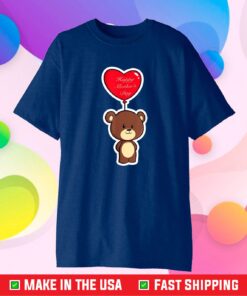 Funny 90s Japanese Kawaii Mother's Day Heart Bear Cartoon Us 2021 T-Shirt