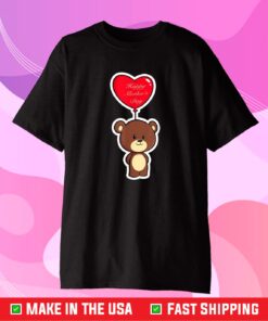 Funny 90s Japanese Kawaii Mother's Day Heart Bear Cartoon Us 2021 T-Shirt