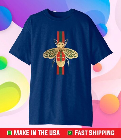 Funny Bee Tee Vinatge Art Style Classic T-Shirt