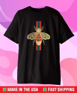 Funny Bee Tee Vinatge Art Style Classic T-Shirt