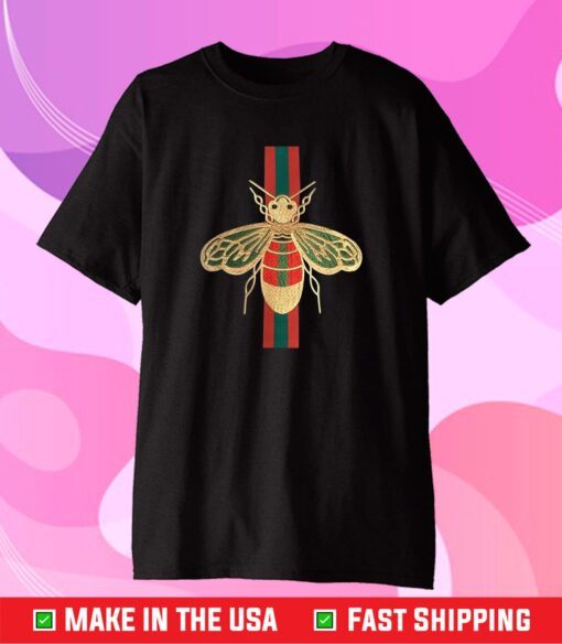 Funny Bee Tee Vinatge Art Style Classic T-Shirt