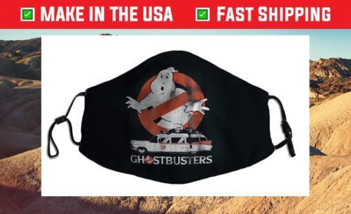 Ghostbusters No Ghost with Ecto Vector Us 2021 Face Mask