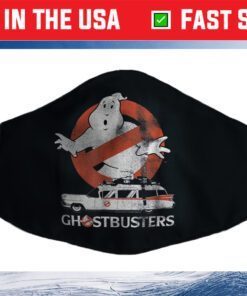 Ghostbusters No Ghost with Ecto Vector Us 2021 Face Mask