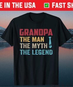 Grandpa jokes Mens Vintage Retro Dad Papa Grandpa T-Shirts