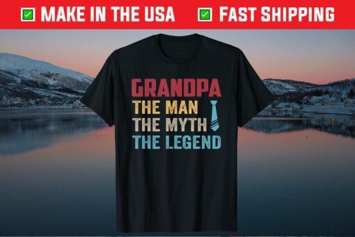 Grandpa jokes Mens Vintage Retro Dad Papa Grandpa T-Shirts