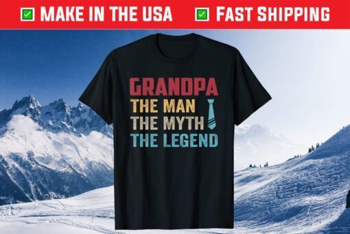 Grandpa jokes Mens Vintage Retro Dad Papa Grandpa T-Shirts