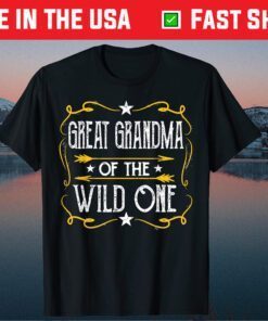 Great Grandma Of The Wild One Classic T-Shirt