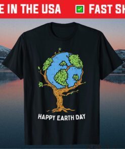 Happy Earth Day Shirt 2021 Tree Planet Environmentalist Gift T-Shirt