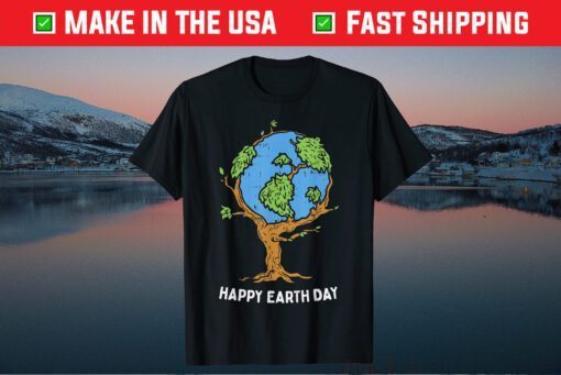 Happy Earth Day Shirt 2021 Tree Planet Environmentalist Gift T-Shirt