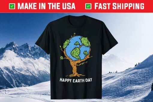 Happy Earth Day Shirt 2021 Tree Planet Environmentalist Gift T-Shirt