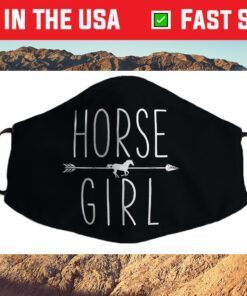 Horse Girl I Love My Horses Riding Filter Face Mask