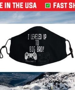 I leveled up to Big Bro!, Gamer new brother Cloth Face Mask