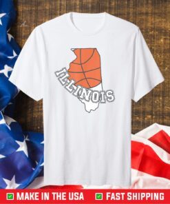 Illinois is the fight illini state. Illinois IL basketball Classic T-Shirt