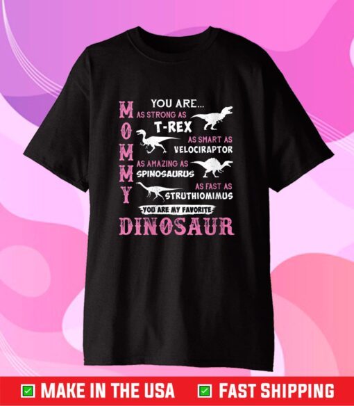 Mama T-Rex Mommy Dinosaur Pun Amazing Mother's Day Novelty Classic T-Shirt