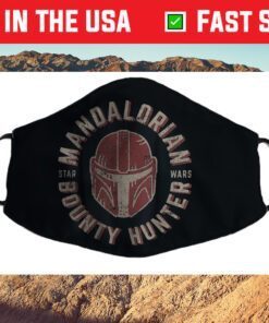 Mandalorian Bounty Hunter Wrap Around Cloth Face Mask