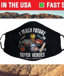 Marvel Avengers Classic I Teach Super Heroes Graphic Cloth Face Mask