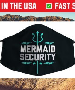 Mermaid Security Birthday Cloth Face Mask