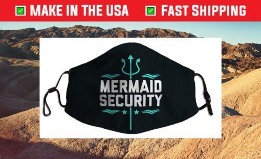 Mermaid Security Birthday Cloth Face Mask