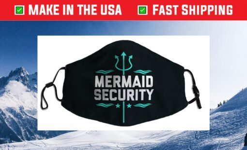 Mermaid Security Birthday Cloth Face Mask