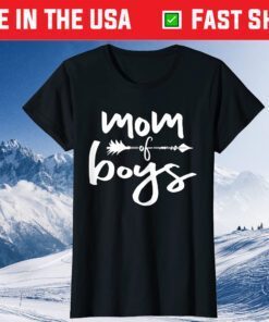 Mom of Boys Life Shirts for Women Cute Mothers Day Classic T-Shirt