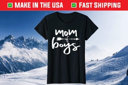 Mom of Boys Life Shirts for Women Cute Mothers Day Classic T-Shirt