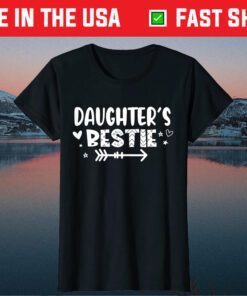 Mothers Day Daughter's Bestie with Arrow and Hearts Classic T-Shirt