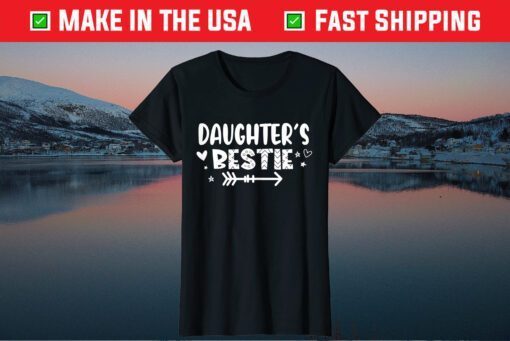 Mothers Day Daughter's Bestie with Arrow and Hearts Classic T-Shirt