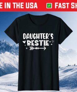 Mothers Day Daughter's Bestie with Arrow and Hearts Classic T-Shirt