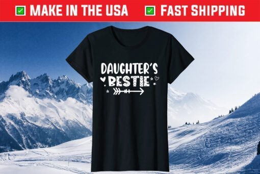 Mothers Day Daughter's Bestie with Arrow and Hearts Classic T-Shirt