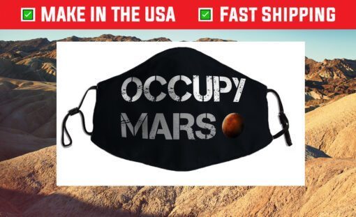 Occupy Mars Space Explorer Us 2021 Face Mask