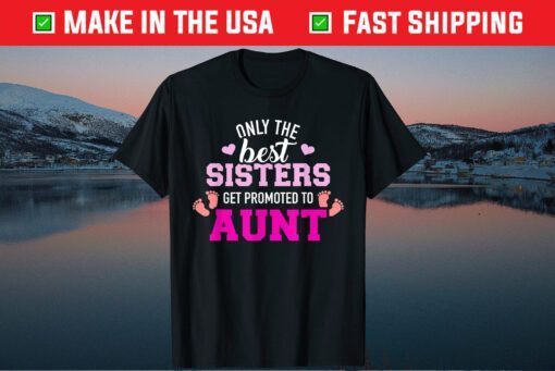 Only the best sisters get promoted to aunt Classic T-Shirt