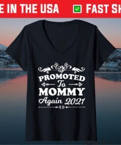 Promoted To Mommy Again Est 2021 Mother's Day Classic T-Shirt